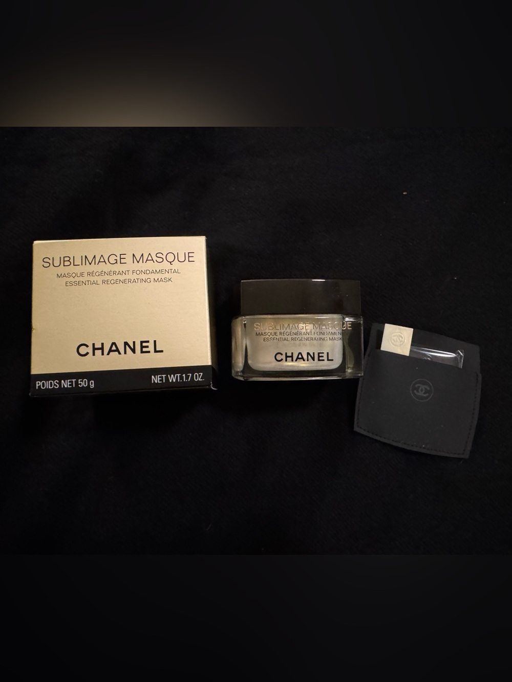 CHANEL Sublimage Masque CONTAINER/BOX/UNUSED SCOOPER ONLY. Cream not included